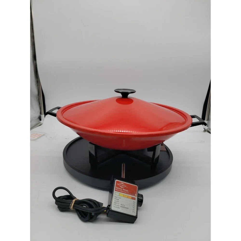 WESTBEND 6 QT. ELECTRIC WOK RED 15109 # Vintage Works
